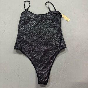 SKIMS Black Bodysuit